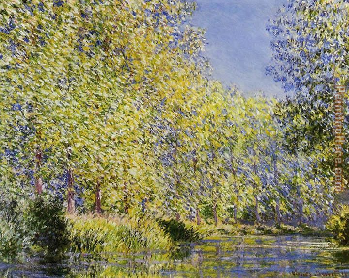 Bend in the River Epte painting - Claude Monet Bend in the River Epte art painting